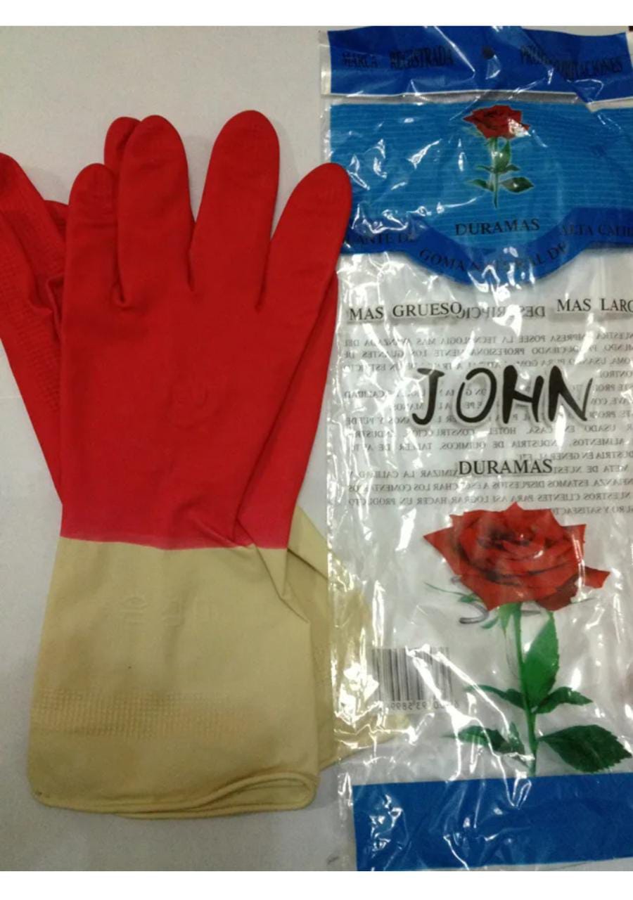  Перчатки резиновые "Роза" M